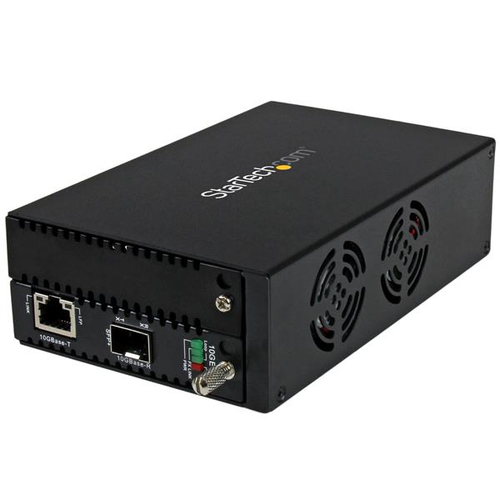 StarTech.com ET10GSFP meediakonverter 20000 Mbit/s Multirežiim, Üksikrežiim Must