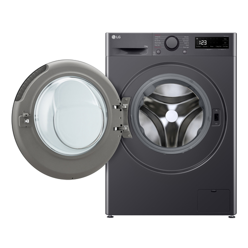 LG F4Y513GBLN1 13kg TurboWash Steam Washing Machine - Slate Grey - image 3