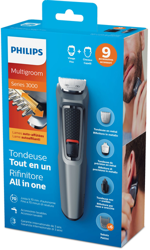 Philips MULTIGROOM Series 3000 MG3757/15 hair trimmers/clipper Black