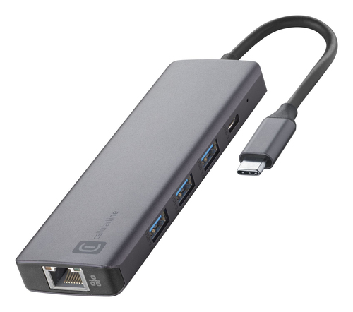 Cellularline 8018080491962 USB Type-C 5000 Мбит/с Черный