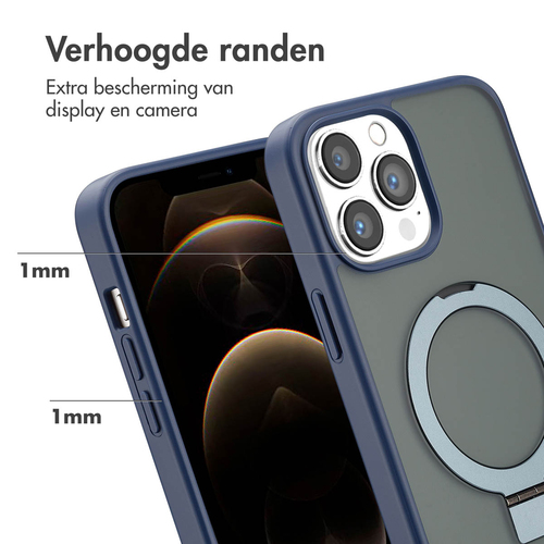 Accezz Ring Stand Backcover met MagSafe iPhone 13 Pro Max - Blue, afbeelding 6