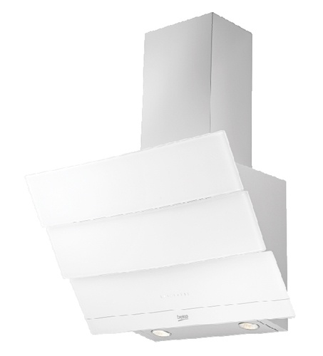 Beko HCA62640W cooker hood Wall-mounted White 537 m³/h