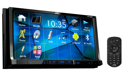 JVC KW-V420BT car media receiver Black