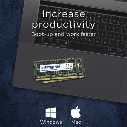 Integral 8GB (2X4GB) LAPTOP RAM MODULE LOW VOLTAGE KIT DDR3 1600MHZ PC3-12800 UNBUFFERED NON-ECC SODIMM – image 2