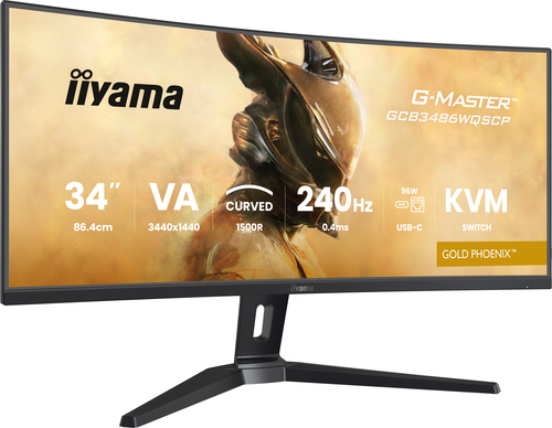 iiyama G-Master Gold Phoenix GCB3486WQSCP-B1 34'' Curved gaming monitor, afbeelding 5