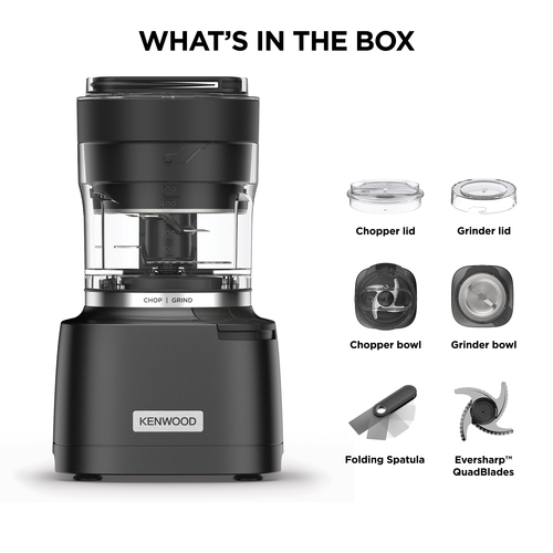 Kenwood DuoPrep 2-in-1 CHP80.00BK 800 Watt Chopper - Silver - image 7