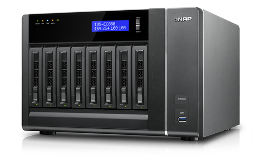 QNAP TVS-EC880 NAS Tower Intel® Xeon® E3 V3 Family E3-1245V3 – image 6