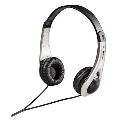 Hama EB-264S Headphones Wired Music Black, Silver