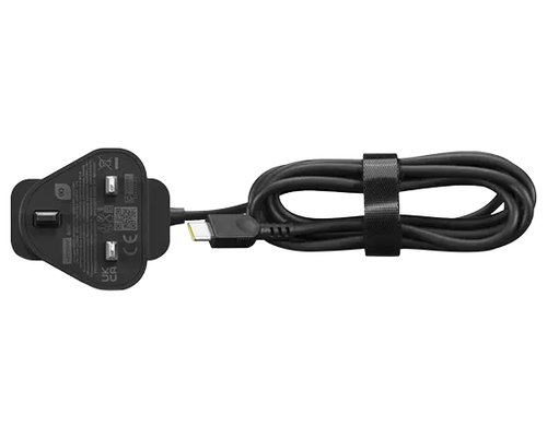 Lenovo 65W USB-C Wall Adapter UK Pin Power Adapter/Inverter Indoor Black - image 2