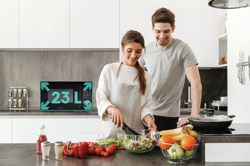 Hisense H23MOBSD1HG microwave Black Grill microwave Countertop – image 6