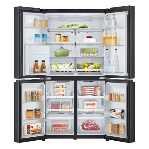LG NatureFRESH™ GMF960EV4E Total No Frost American Fridge Freezer - Essence Black Steel - E Rated, Essence Black Steel - image 3