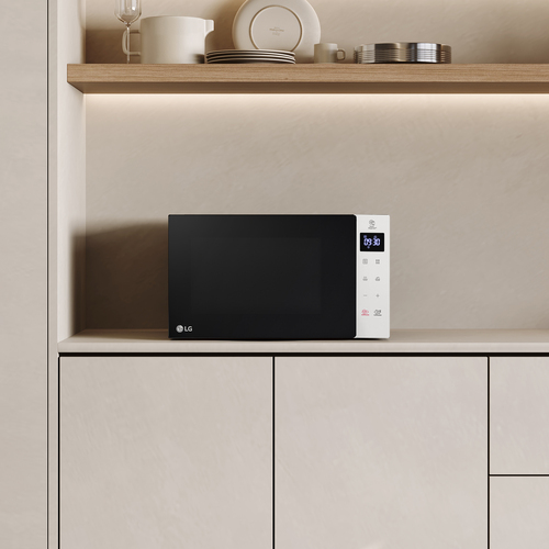 LG MS2032GASW microwave White Solo microwave Countertop – image 4