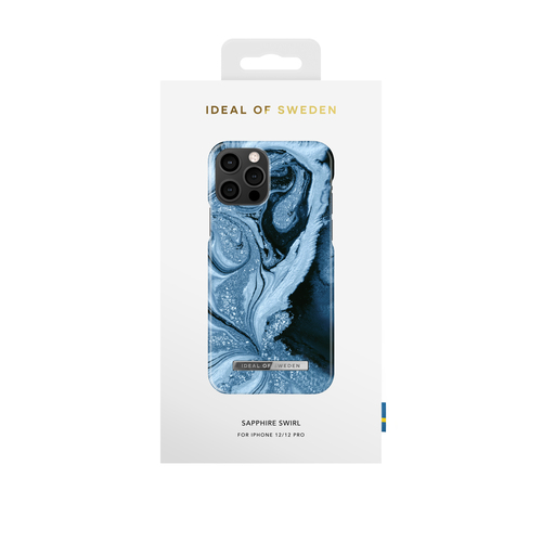 iDeal of Sweden Printed Case iPhone 12/12P Sapphire Swirl – image 1