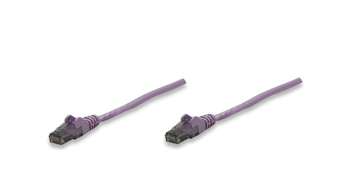 0.5 FT PURPLE CAT6 SNAGLESS PATCH CABLE