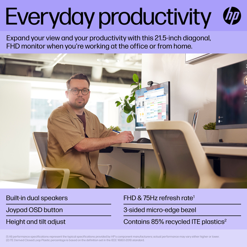 HP P22h G5 FHD Monitor – image 2