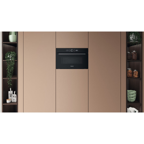 Hotpoint HMD44MBUK Built In Microwave Oven with Grill in Black 31L 100 - image 4