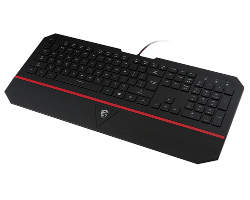 MSI Interceptor DS4100 + DS100 klaviatuur Hiir kaasa arvatud Mängimine USB Must, Punane