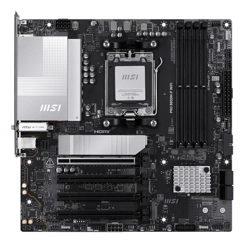 Msi Pro B850M-P Wifi AM5 Motherboard, Black - image 2