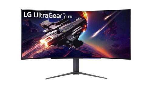 LG 45GR95QE-B монитор для ПК 113 cm (44.5") 3440 x 1440 пикселей Wide Quad HD OLED Черный