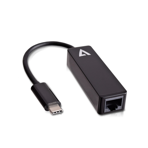 V7 V7UCRJ45-BLK-1E. Cor do produto: Preto, País de origem: China, Certificação: CE, FCC. Largura: 70 mm, Profundidade: 190 mm, Altura: 10 mm. Comprimento da embalagem: 240 mm, Profundidade da embalagem: 160 mm, Altura da embalagem: 20 mm. Taxa de transferência de dados: 1 Gbit/s, Sistemas operativos compatíveis: Mac OS, Windows 10