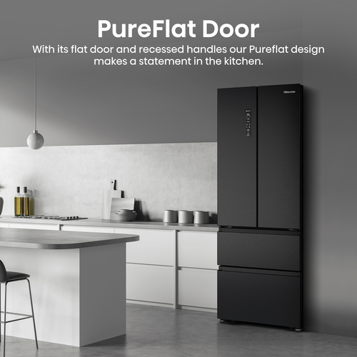 Hisense PureFlat RF632N4AIE1 Total No Frost American Fridge Freezer - Stainless Steel - E Rated – image 9