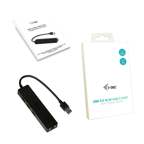 i-tec 3-Port USB 3.0 Slim + Gigabit LAN usb-hub, afbeelding 9
