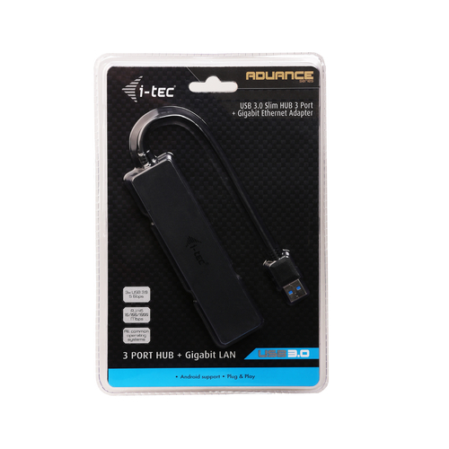 i-tec 3-Port USB 3.0 Slim + Gigabit LAN usb-hub, afbeelding 8