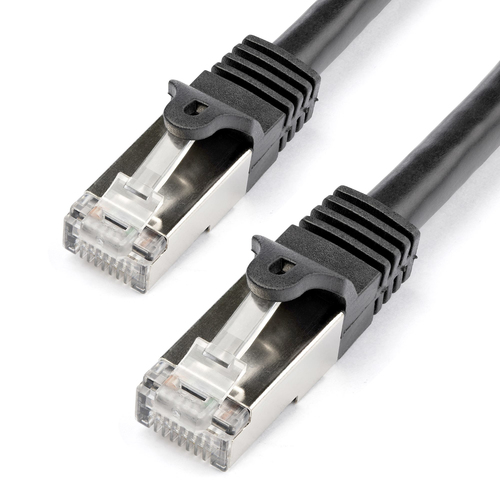 CABLE 1M DE RED CAT6 ETHERNET GIGABIT BLINDADO SFTP NEGRO     . UPC 0065030863407 - N6SPAT1MBK