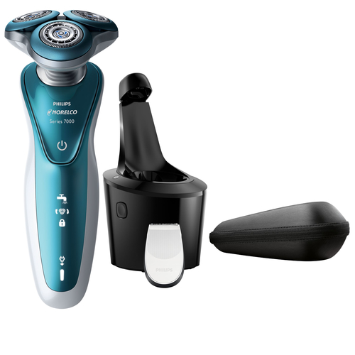 Philips Norelco Shaver 7300 S7371/84 men's shaver Rotation shaver Trimmer Black, Blue, Silver – image 2