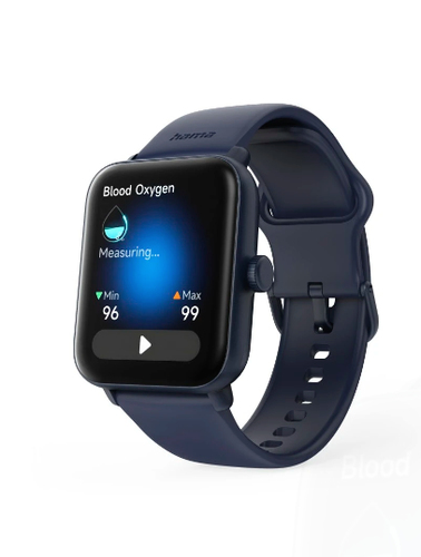 Hama Smartwatch 6010 Smartwatch Blauw, afbeelding 4
