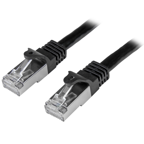 N6SPAT2MBK CABLE DE 2M DE RED CAT6 ETHERNET GIGABIT BLINDADO SFTP - NEGRO - STARTECHCOM MOD N6SPAT2MBK N6SPAT2MBK