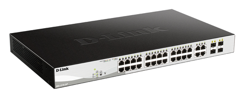 D-Link Switch DGS-1210-24P/E 24xGBit/4xSFP 19" Managed PoE