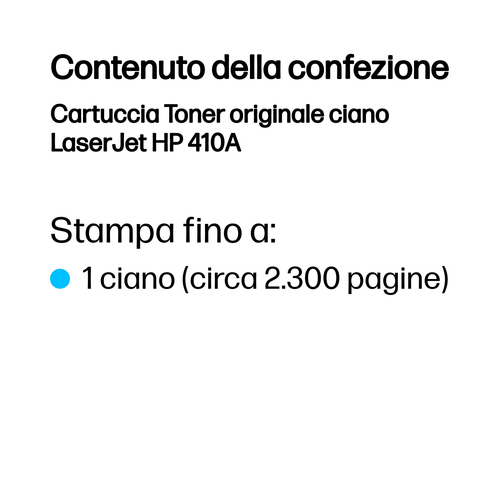 HP 410A – Toner ciano originale