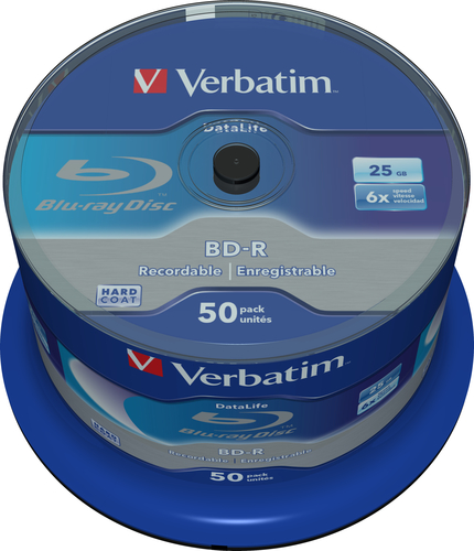 Verbatim BD-R SL Datalife 25 GB blu-ray media, afbeelding 2