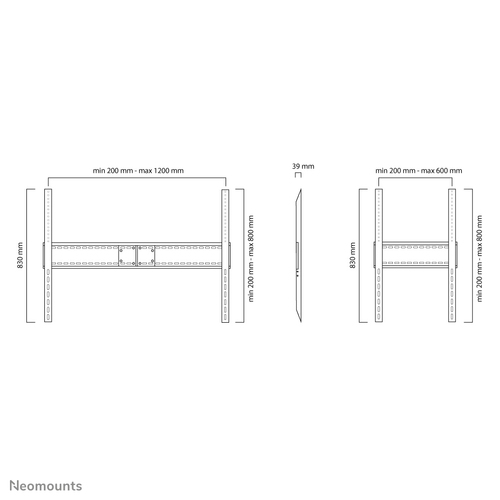 Neomounts LFD-W1500 - TV Wandsteun, afbeelding 3