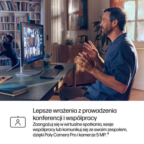 HP Inc. Komputer EliteStudio All-in-One 8 G1i U5-235 512GB/16GB/W11P/23.8 C9TQ9ET