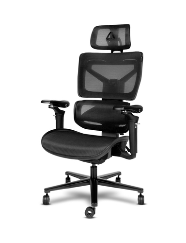Alpha Gamer Mist Asiento acolchado tapizado Respaldo de rejilla