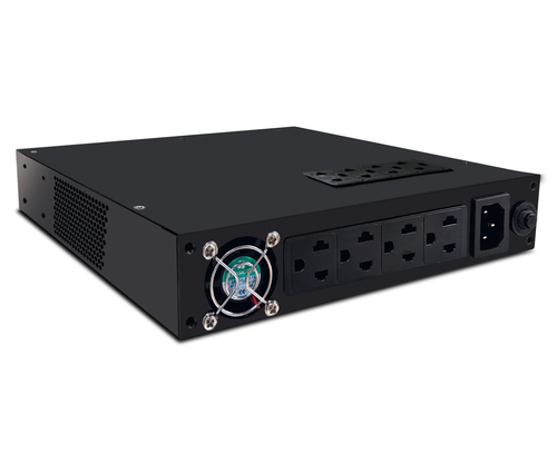 CDP Li708i 700VA/350W UPS 8 Outlets, 1 U Rack mount, 3 USB-A, 1 USB-C, LCD Display, Compact lithium based UPS 220 Vac – image 2