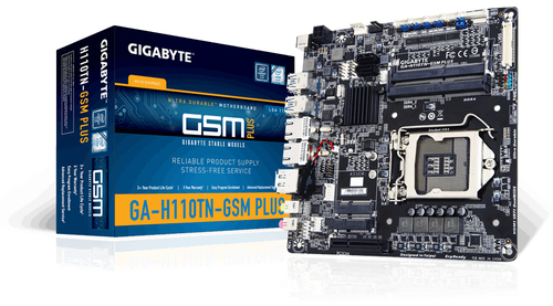 GaH110TnGsm Plus H110 Lga1151  Intel Max32Gb Ddr4 MItx Pciex4 GA-H110TN-GSM PLUS - GA-H110TN-GSM PLUS