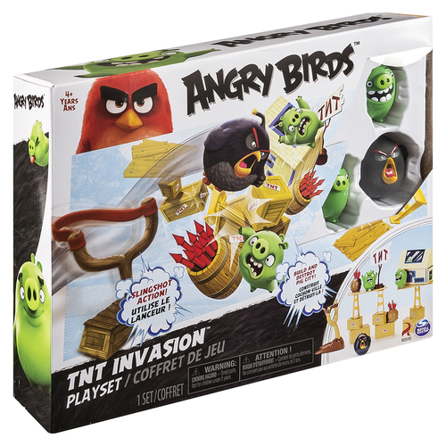 angry birds pig city strike playset