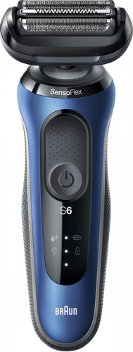 Braun Series 6 61-B1200s Сеточная бритва Триммер Черный, Синий