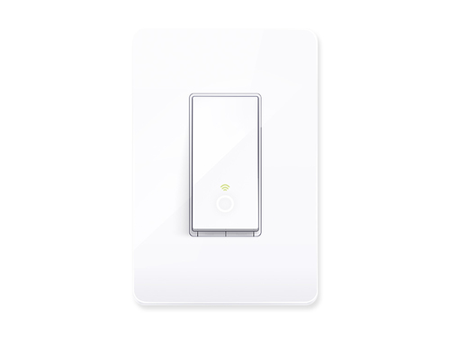 HS200 Interruptor Inteligente WiFi, 100  120V, 5060Hz, 15.0A, Compatible Con Amazon Alexa Y Google Assistant, Color Blanco. HS200