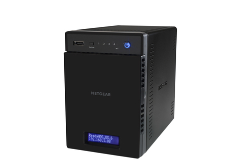 NETGEAR ReadyNAS 104 Mini Tower Marvell Armada 370 0,512 GB 4 TB Must