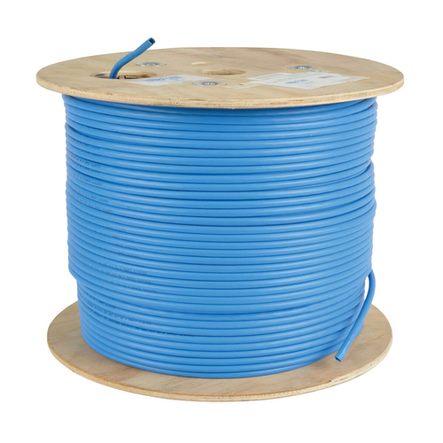 N223-01K-BL CABLE A GRANEL DE PVC CMR SIN  BLINDAJE CAT6A AZUL 305M