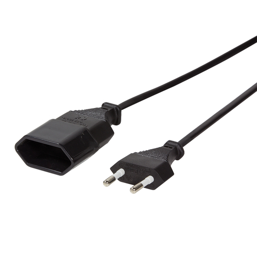 Logilink stroomkabel Euro CEE 7/16 stekker zu Dose, 2m zwart