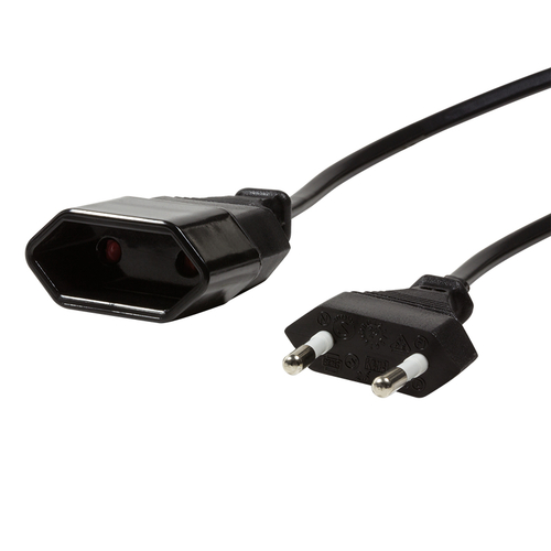 Logilink stroomkabel Euro CEE 7/16 stekker zu Dose, 2m zwart, afbeelding 3