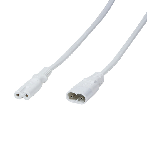Logilink Stroomkabel verleng, 2m, weiß