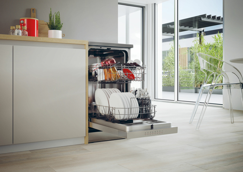 Hoover H-Dish 500 HF0C3SB0FX-80 Wifi Connected Slimline Dishwasher - Stainless Steel - C Rated, Stainless Steel - image 6