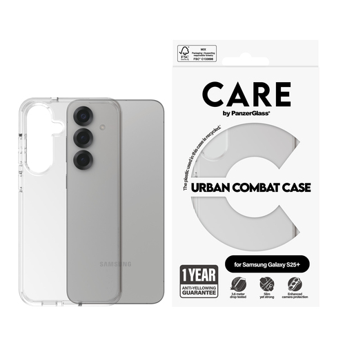 PanzerGlass CARE™ by PanzerGlass® Urban Combat Case Transparent Samsung Galaxy S25+ – image 2