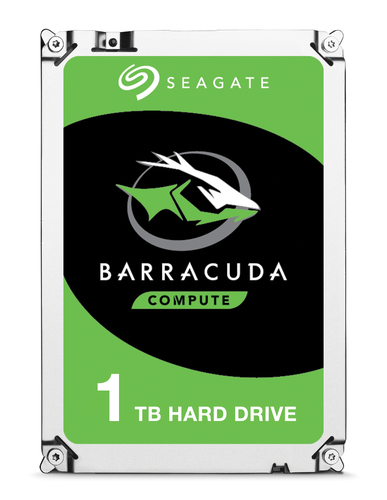 SEAGATE TECHNOLOGY Seagate BarraCuda Festplatte - 3,5" Intern - 1 TB - SATA (SATA/600) - 7200U/Min - 2 Jahr(e) Garantie